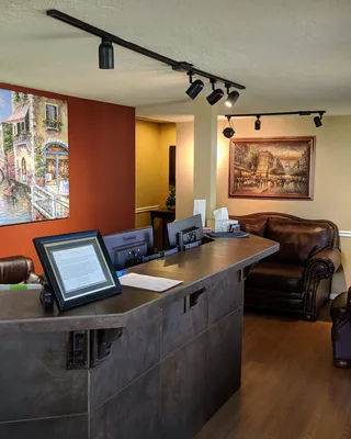 The office reception at Jeremy R. McCullough, P.C.